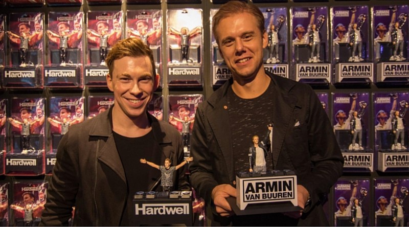 Hardwell and Armin Van Buuren immortalized with their own action figure