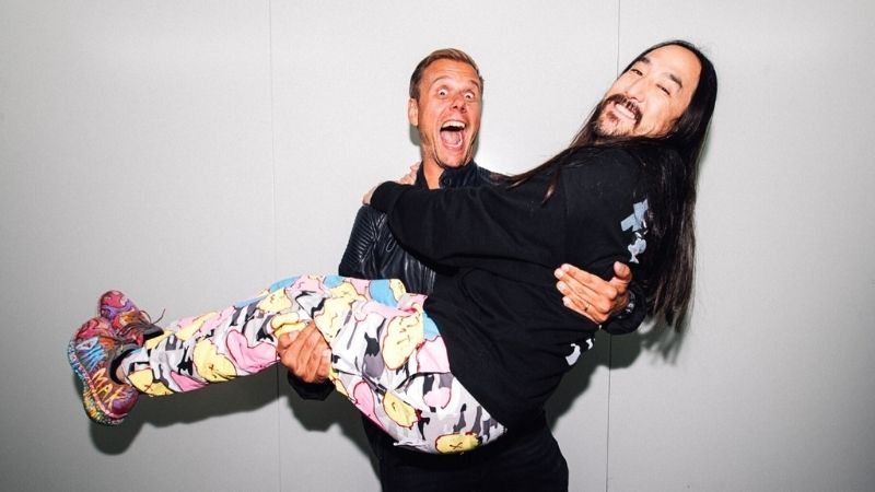 Dance Music Titans Steve Aoki & Armin van Buuren Release First Collaborative Original Single "Music Means Love Forever"