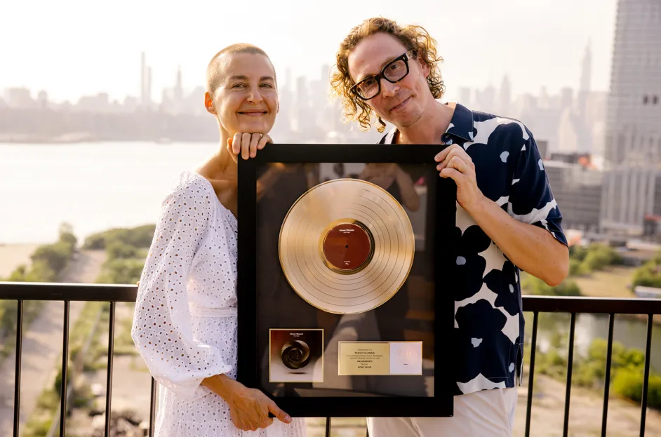 Above & Beyond achieve an RIAA-certified Gold record for 'Don't Leave' from the 2019 yoga and meditation album 'Flow State'