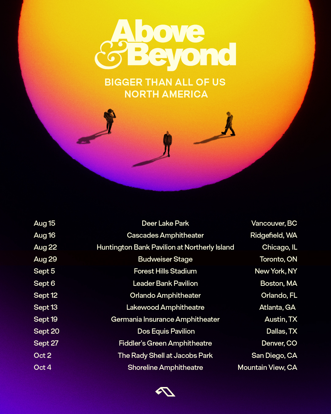 Above & Beyond Bigger Than All Of Us North America Tour