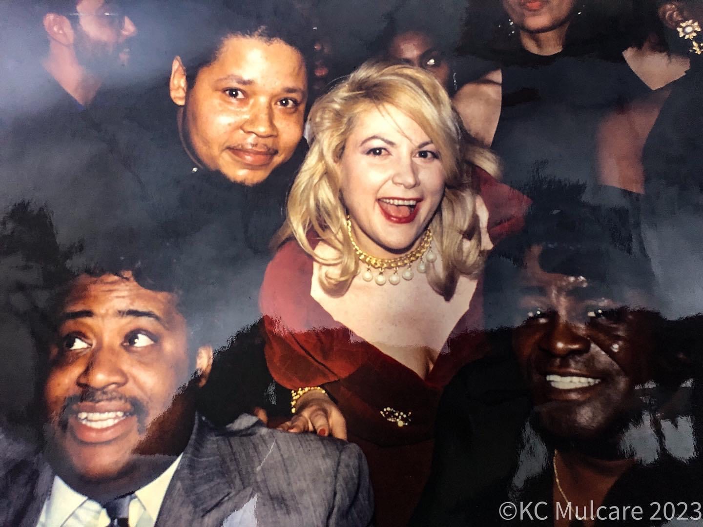 Reverend Al Sharpton, Screamin' Rachael, James Brown, and son