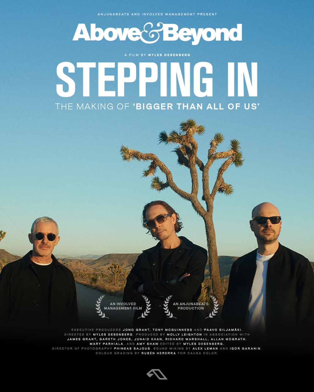 Watch Above & Beyond's behind-the-scenes documentary "Stepping In – The Making of 'Bigger Than All of Us'"